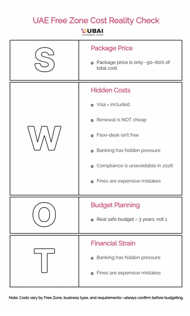 UAE Free Zone License Costs Uncovered: The Hidden Fees No One Tells You About 1 UAE Free Zone License Costs Uncovered The Hidden Fees No One Tells You About 1